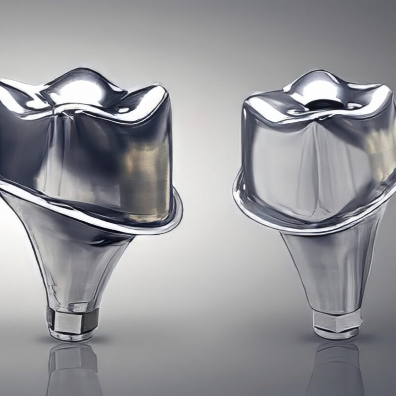 Monconi personalizzati CAD:CAM in titanio, zirconia e leghe speciali, progettati per riabilitazioni implantari su misura